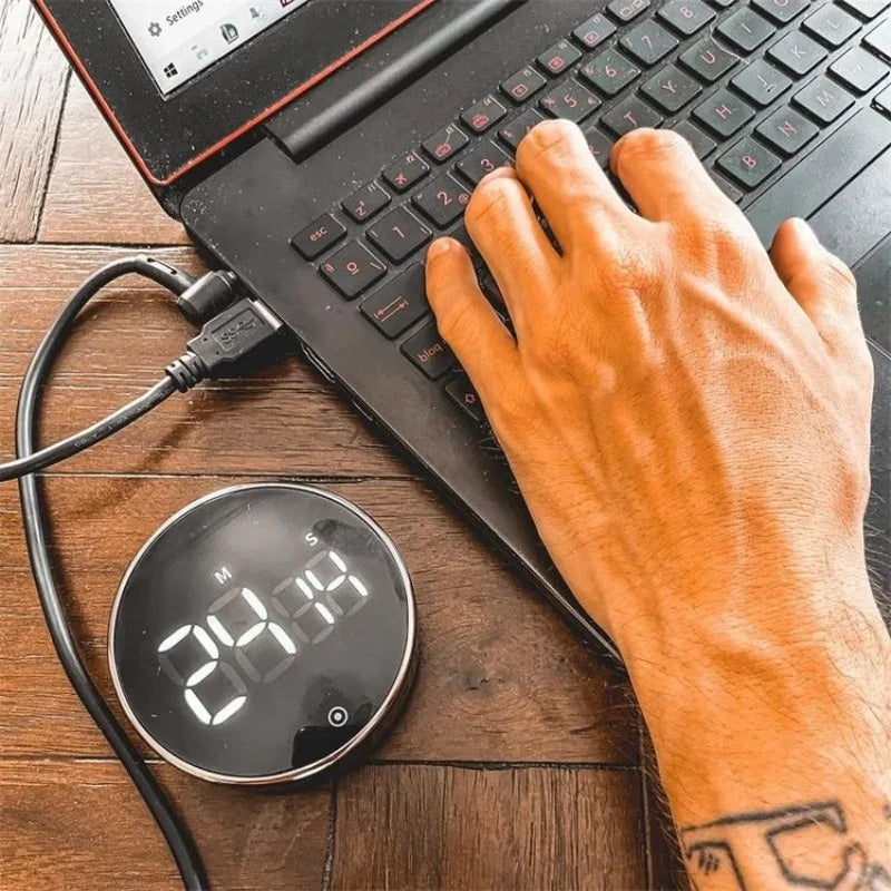 Digital Timer Magnetic Kitchen Gadgets Smart Cooking Timer Alarm Clock Countdown Countup Chronometer LCD Timer Alarm Reminder